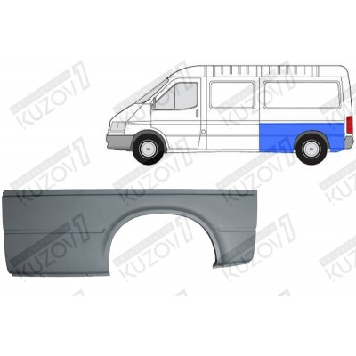 Крыло Заднее (левое) POTRYKUS для FORD TRANSIT 1991-1994 - фото