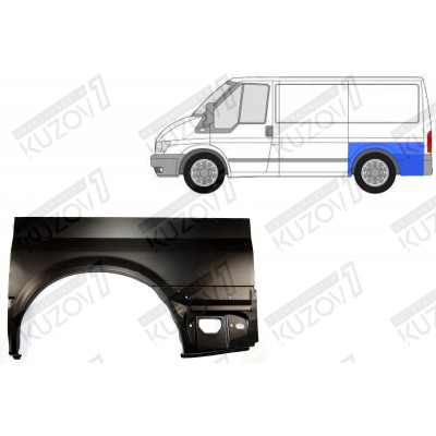 Крыло Заднее (левое) Klokkerholm для FORD TRANSIT 2000-2006 - фото
