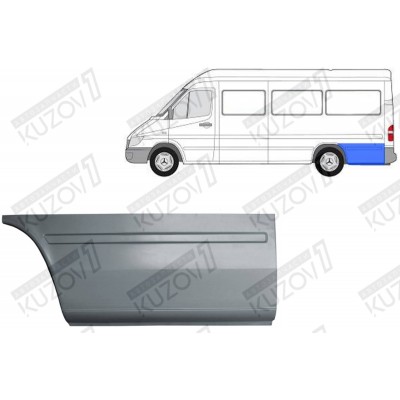 Крыло Заднее (левое) Задняя Часть POTRYKUS для Mercedes Sprinter 2000-2006 - фото