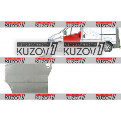 Дверь Передняя (левая) Klokkerholm для RENAULT TRAFIC 2001-2006 - фото