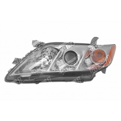 Передняя фара (левая) Xle-Модель, Хром, DEPO для TOYOTA CAMRY 2006-2009 - фото