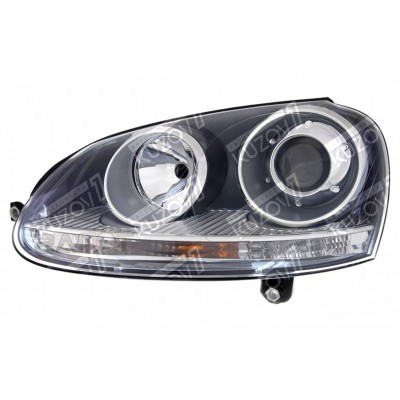 Передняя фара (левая) Xenon, DEPO для Volkswagen JETTA 2005-2010 - фото