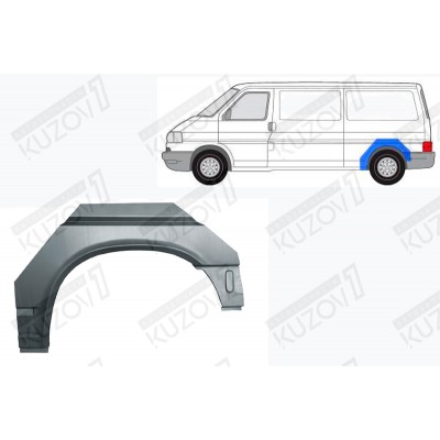 Арка задняя (левая) Klokkerholm для Volkswagen T4 1996-2003 - фото