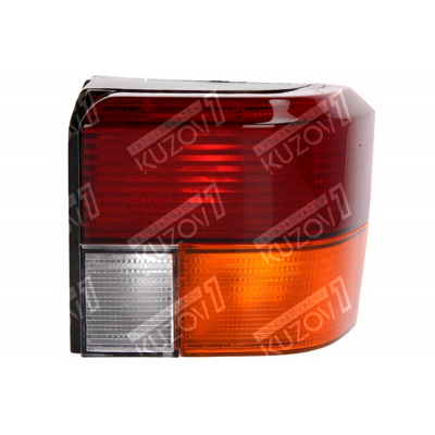 Задний фонарь (правый) Красно-Желтый, DEPO для Volkswagen T4 1990-1996 - фото